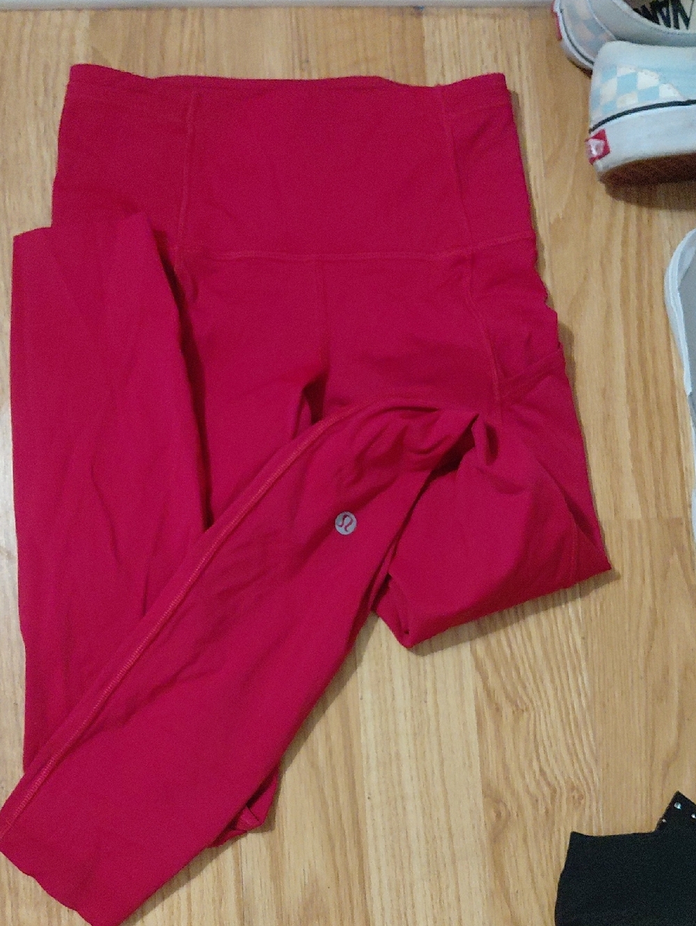 lululemon athletica High-Rise Bright Raspberry Leggings